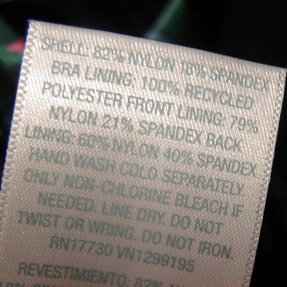 Kona Sol Women's Tummy Control Tie-Front One Piece Swimsuit 14,16,17,18,20,22,24 - Picture 15 of 16